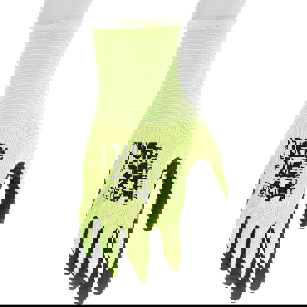 Cut, Puncture & Abrasive-Resistant Gloves: Size XL, ANSI Cut A4, ANSI Puncture 3, Nitrile, HPPE